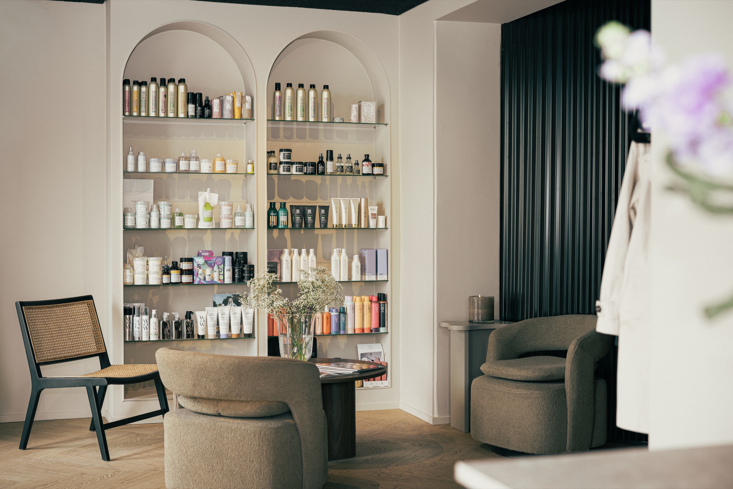 Frisör Kalmar — interiör på La Vogue, Larmgatan 42